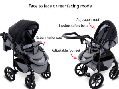 Klapvogn 3-in-1 ElmaPram Boston